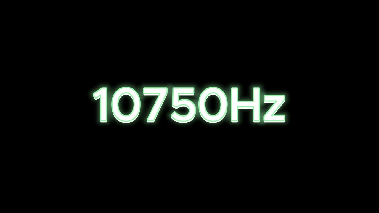 10750Hz / 10.75KHz Tone Test: Speaker & Headphone Frequency Response Test