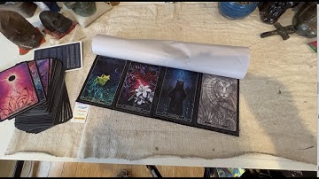 Backing an Oracle Deck with Contact Paper