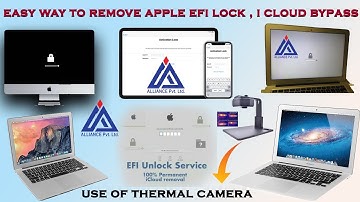 Easy way to remove  EFI lock , iCloud bypass A1369 and A1465