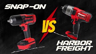 Snap On versus Bauer Impact Driver Tool Test.  Is Harbor Freight better than Snap On?