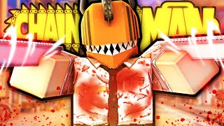 Becoming CHAINSAW MAN in Roblox for 24 HOURS...