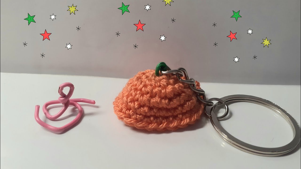 How to Attach a Keychain to Amigurumi - with paper clip attachment ...