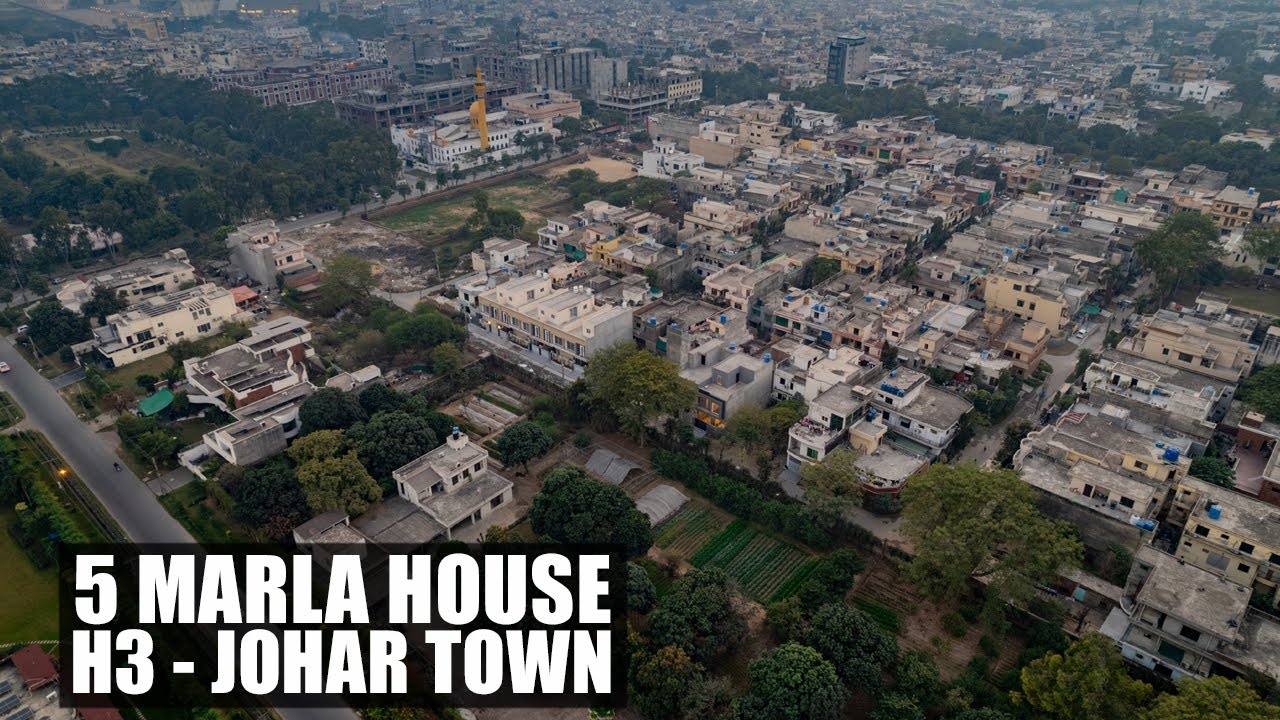 5 Marla House for Sale 3.3 Crore by JD Constructions H3 Block Johar