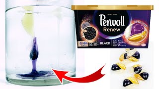 Asmr Laundry Pods Experiment Sounds And Relaxation. Perwoll