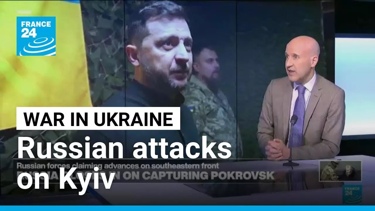 Russian drone and missile attack on Ukraine: 4 people dead in Kyiv • FRANCE 24 English