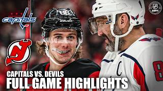 Washington Capitals vs. New Jersey Devils | Full Game Highlights | NHL on ESPN