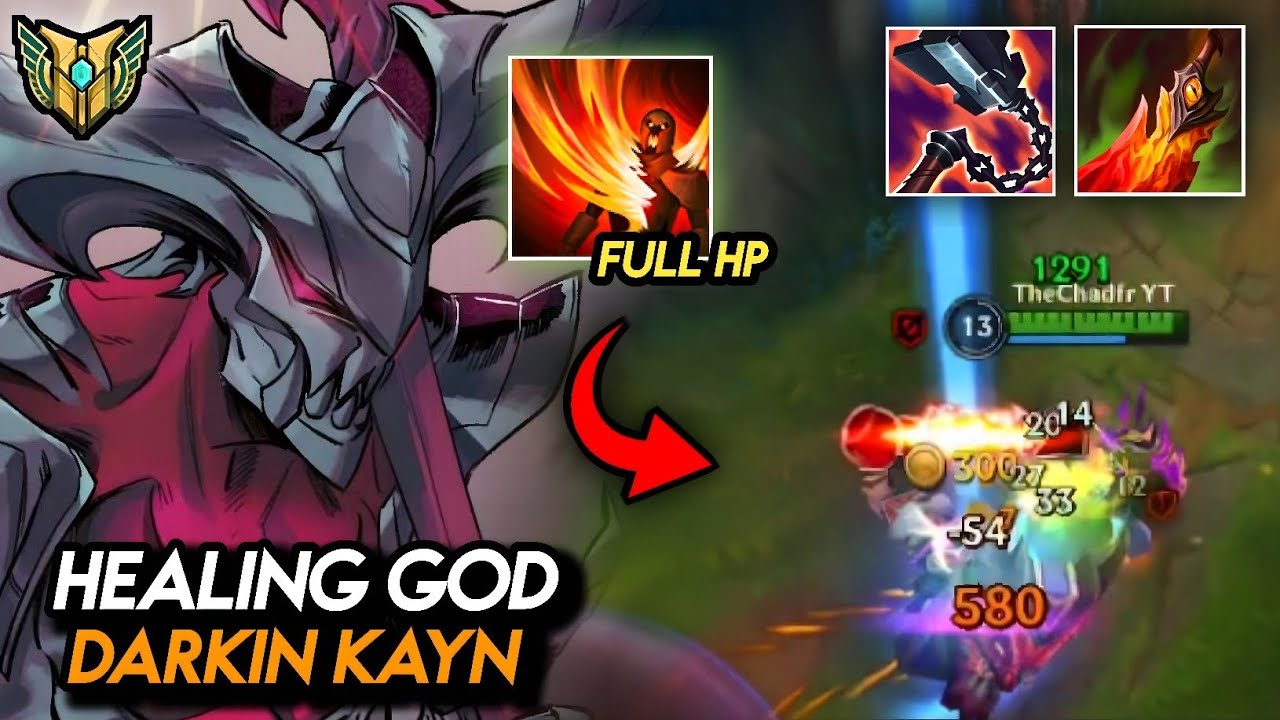 ONE ULTIMATE = FULL HP?!?! RED KAYN HEALING IS DISGUSTING | LoL Wild Rift