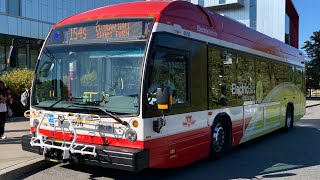 TTC Full RARE Westbound Ride Video on 6606 on route 154S Curran Hall Short Turn to Markham Road