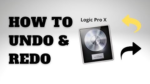 How to undo & redo automation - Logic Pro X (Quick Guide)