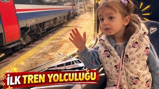  İlk Tren Yolculuğu Macerası! Bakın Neler Yaşadık 🚆
