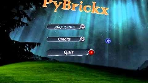 PyBrickx a Python / Pygame game [WIP] part 7 : the menu
