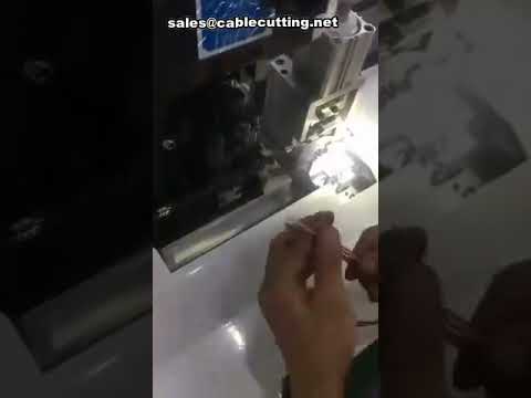 Automatic Wire Stripping and Crimping Machine for Terminal Pressing