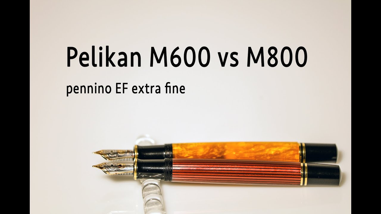 Pelikan R800 Vs R600 Stilografiche Pelikan M600 M800 a confronto - fountain pen comparison ...