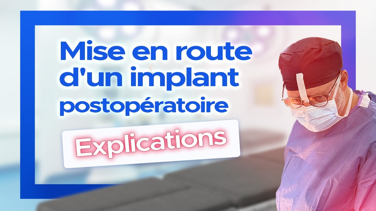 Comment se passe la mise en route d'un implant pénien en postopératoire