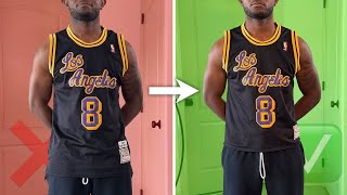 How To Crop Any Jersey By Hand **No Sewing Machine Required** Full Tutorial | Beginner Friendly
