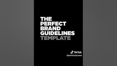 The Perfect Brand Guidelines Template for Startups.
