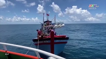 Kịp thời cứu tàu cá bị nạn trên vùng biển Côn Đảo