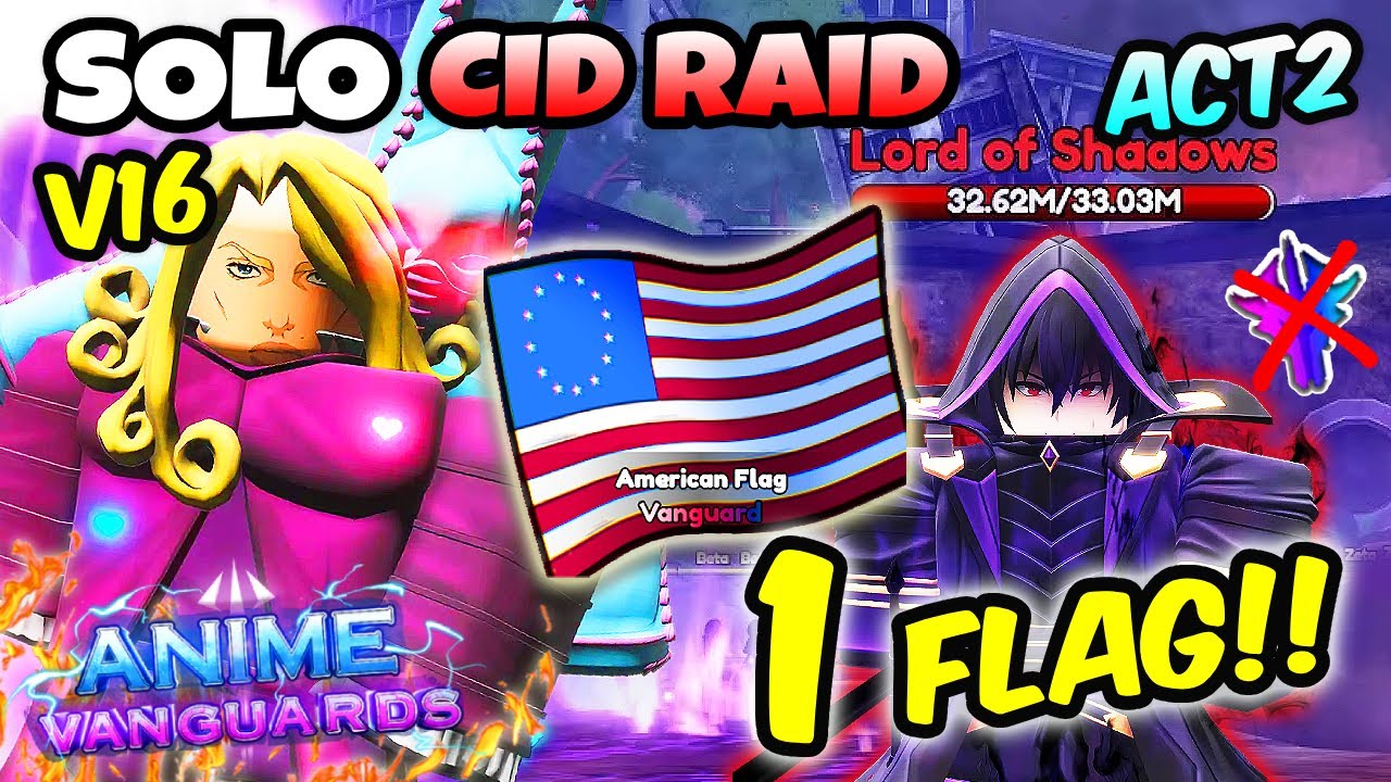 INSANE Valentine's Familiar is Too OP for Cid Raid Act 2 in Anime Vanguards!
