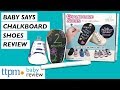 Baby says chalkboard shoes from cortex toys
