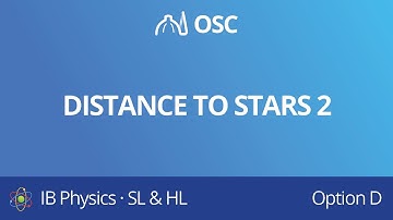 Distance to stars 2 [IB Physics SL/HL]
