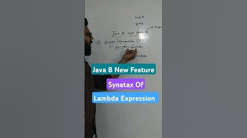 How to write Lambda Expression in Java? #shortsviral #javaclass
