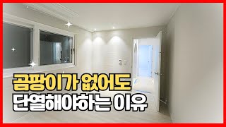 곰팡이가 없어도 단열이 필요한 이유  #곰팡이제거 #단열공사 #단열벽지