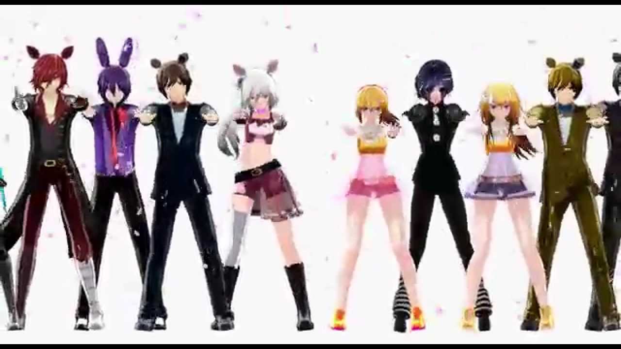 [MMD x FNaF] One, Two, Tree.