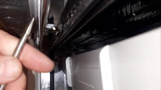 Wie ich bei der Spülmaschine das Türschloss entriegelt habe