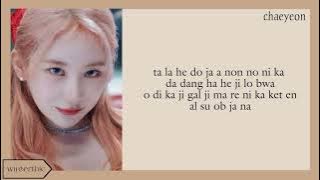 Download lagu LEE CHAEYEON 'Don't Be A Jerk' Easy Lyrics