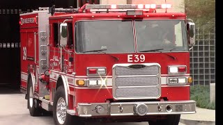 LAFD Engine 39 responding