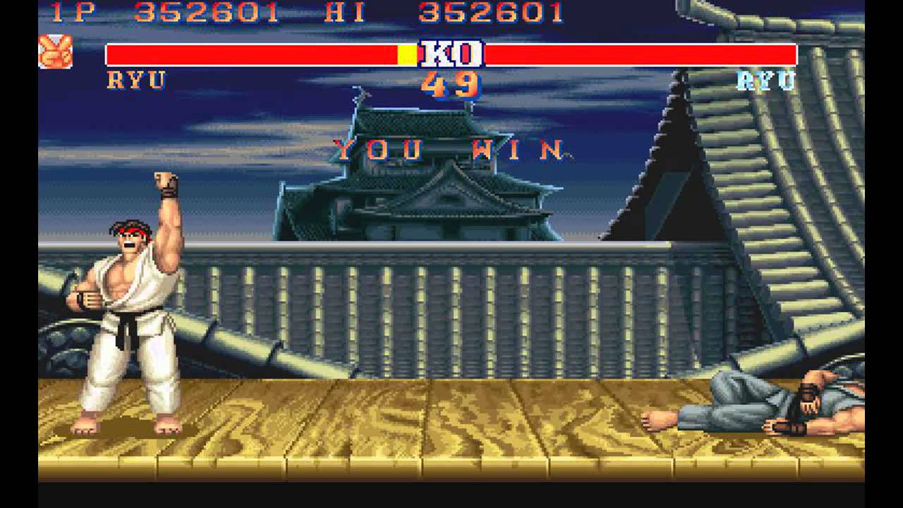 Ryu street fighter win