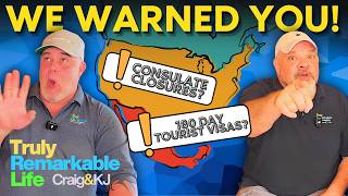 WE WARNED YOU - MEXICO ends default 180 DAY TOURIST VISAS - USA reviews MEXICAN CONSULATES!