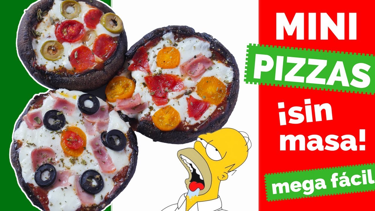 MINI PIZZAS SALUDABLES (¡sin harina!) - La Cooquette