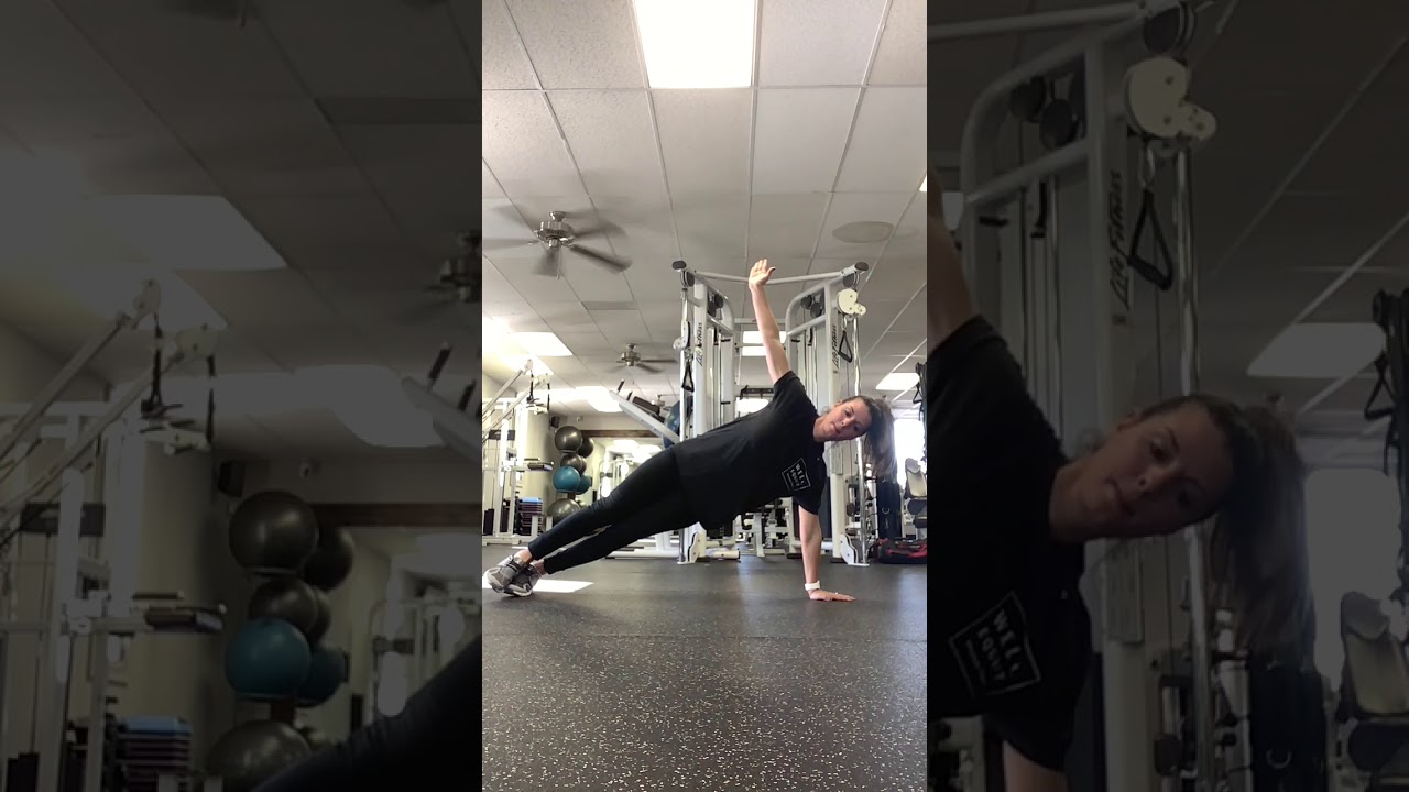 Front Plank to Side Plank transition