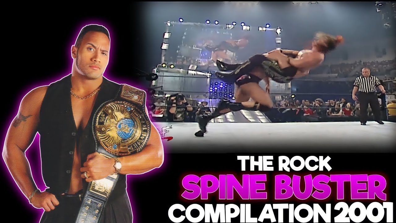 Сборник WWE The Rock Spinebuster 2001