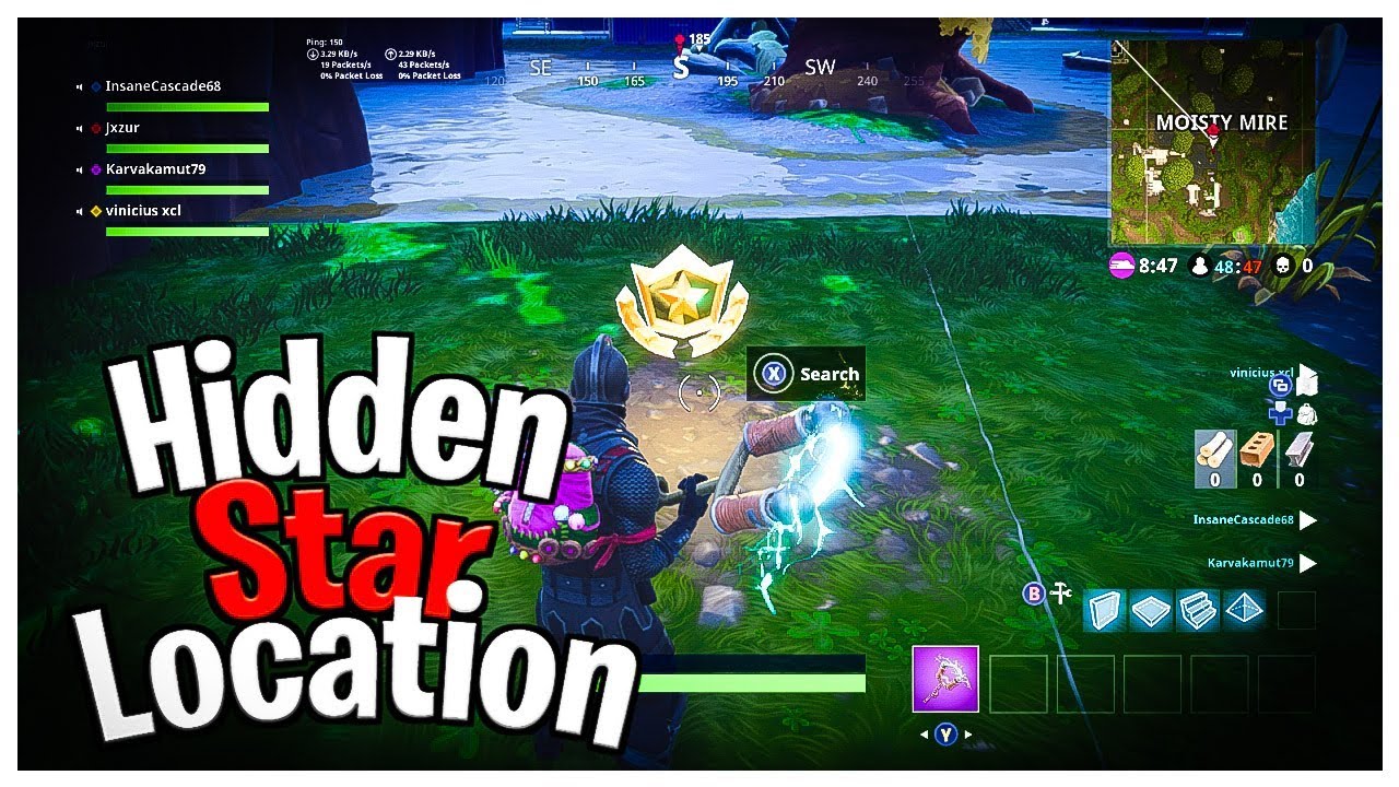 BlockBuster Week 4 Hidden Star Location Guide - Fortnite Battle Royale