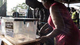 Sierra Leoneans rush to polls to elect new government officials