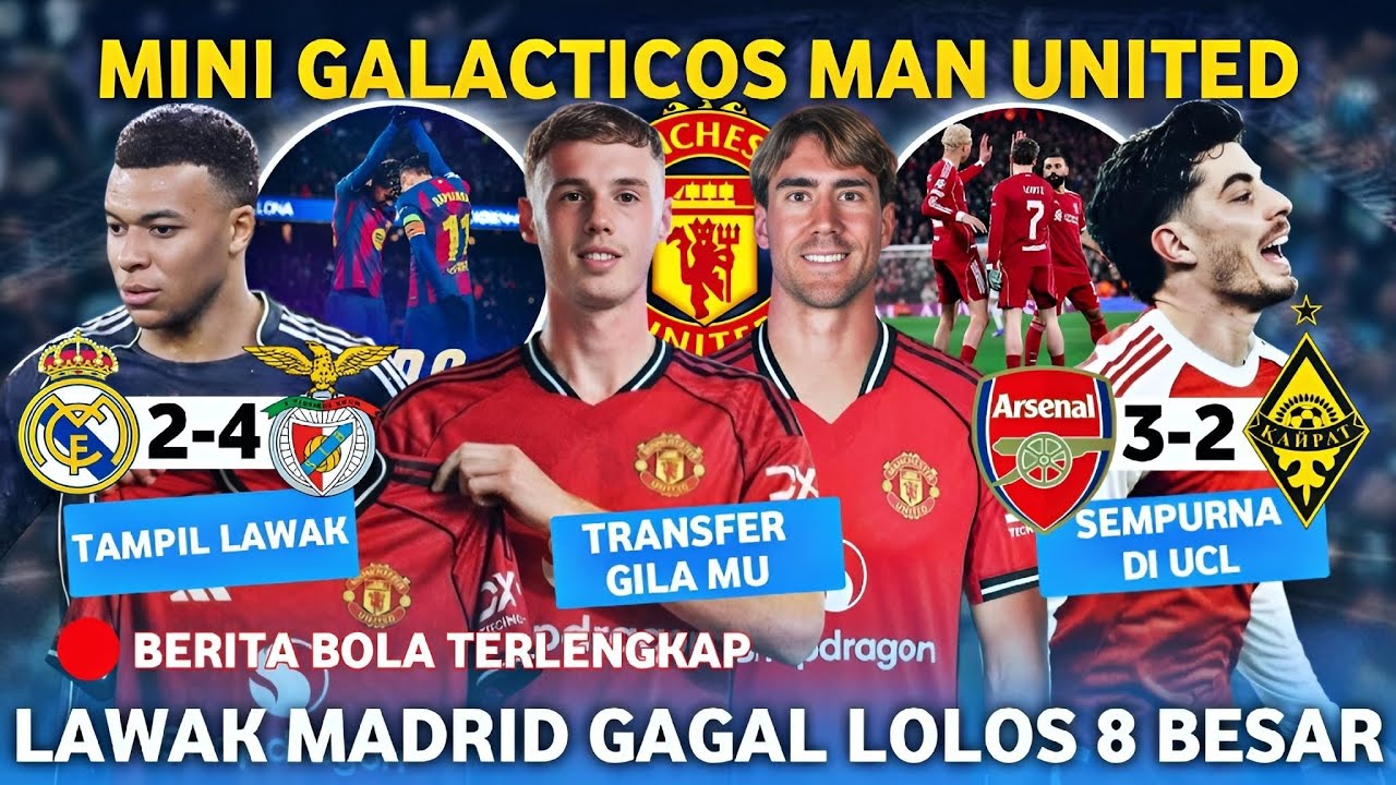 Mu Tiru Galacticos Real Madrid 🤑 Arsenal Sempurna Di UCL 😎 Kocak Real Madrid Gagal Lolos 8 Besar