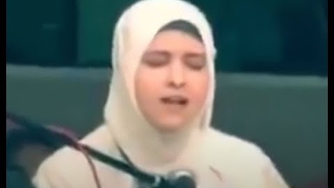 حفيدة الشيخ عبدالباسط عبدالصمد تدهش السامعين بقراءتها للقرآن الكريم