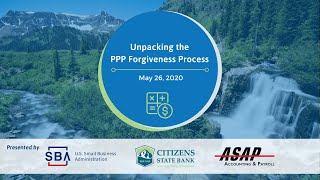 Unpacking the PPP Forgiveness Process (May 26, 2020)