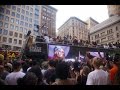 Joey Bada$$ Premieres "Devastated" Video in NYC with #DEVASTATEDBUS