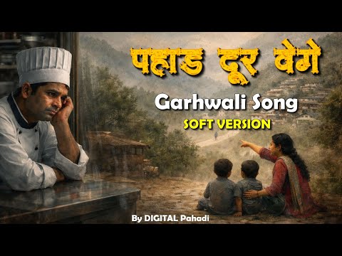 पहाड़ दूर ह्वेगे | Pahad Dur Hwege Soft Version | Emotional Garhwali Song by DIGITAL Pahadi