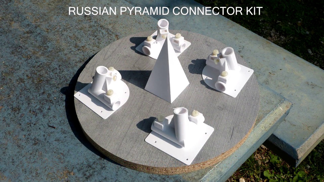 DIY Russian pyramid with connector kit YouTube