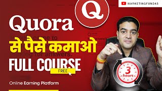 Quora Complete Course in Hindi | Learn How to Use Quora and Earn Money Online #quora