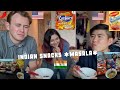 American friends try Indian Snacks For The First Time | Ft. Benson/Thomas