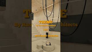 Brutalist Interior Architecture. Raw concrete interior design.#interiordesign #brutalism #loft