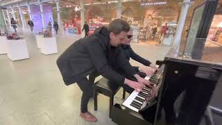 Video thumbnail of "When A Passing Stranger Totally Rocks At The Piano"