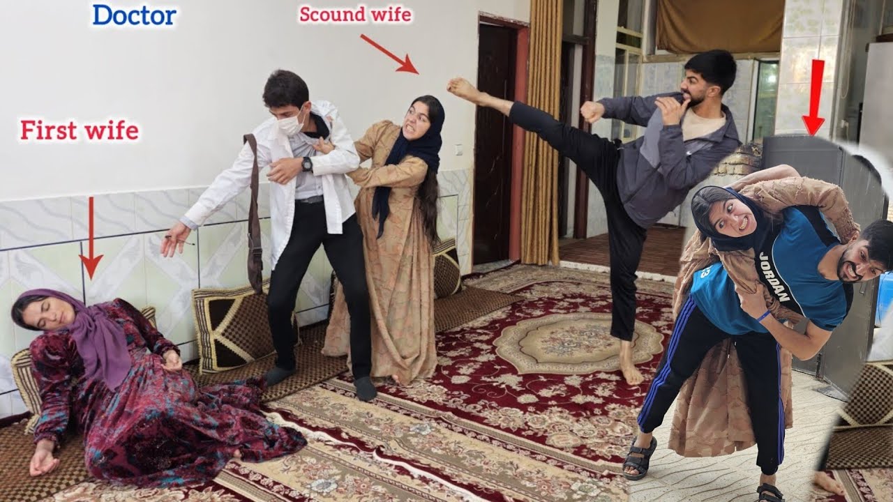 Cheating in marital life!! Husband repels attacks from evil second wife on first wife