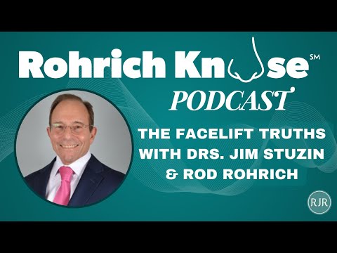 Video thumbnail: The Facelift Truths with Drs. Stuzin and Rohrich — Rod J. Rohrich, M.D. Plastic Surgeon