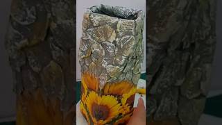 EFEITO PEDRA usando PAPELÃO #artesanato #fácil | Passo à Passo link nos Comentários